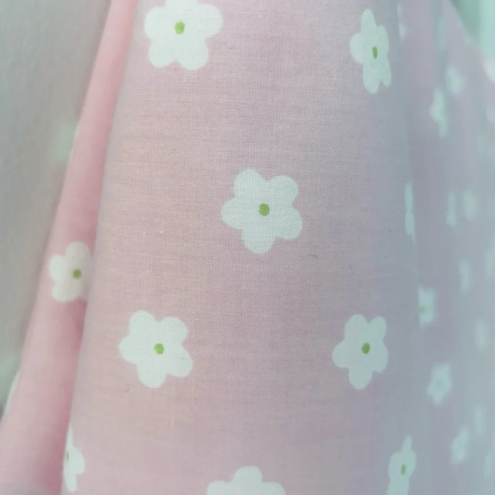 NWOT Pottery Barn Kids duvet pink floral dot cotton duvet cover Twin